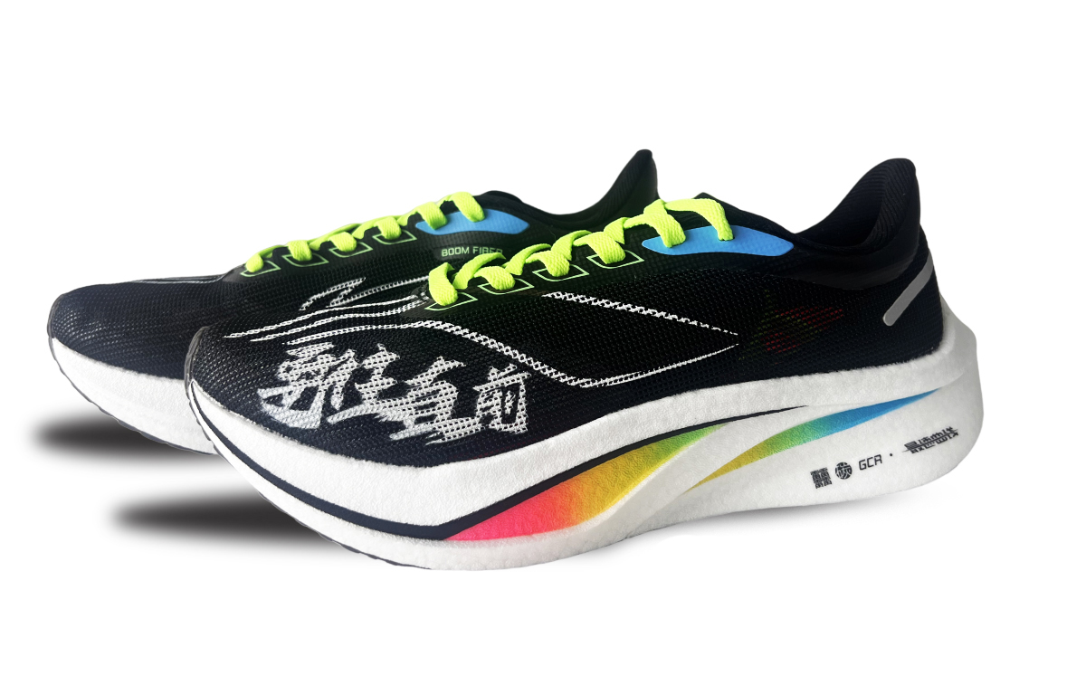 Li Ning Feidian 4 Challenger Cushioning Slip Resistant Lightweight Low top BOOM Technology Running Shoes Men’s Black