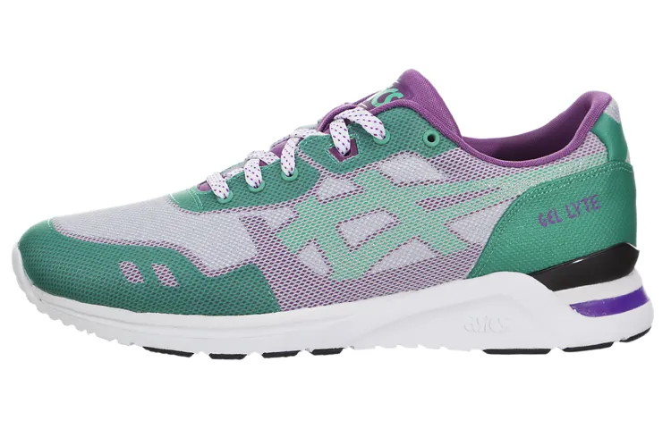 Asics Gel Lyte Evo Nt Abrasion Resistant Low top Running Shoes Men's Purple Green