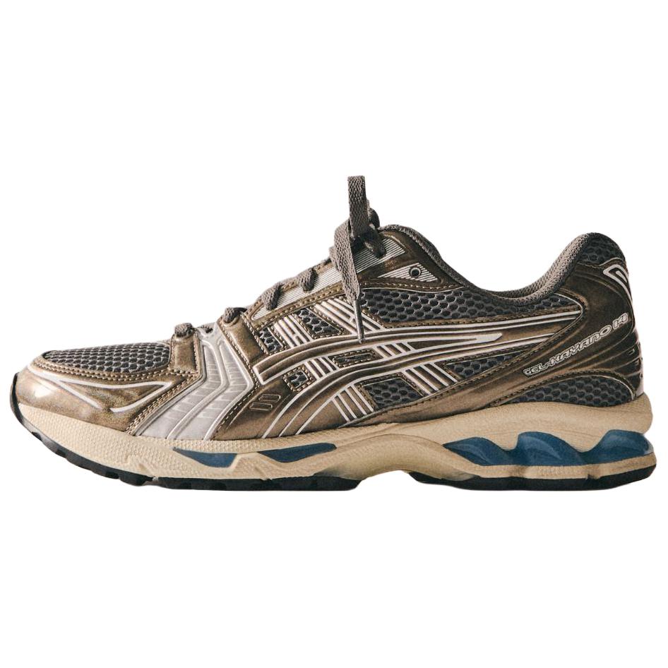 Кроссовки KITH KITH x ASICS Gel-Kayano 14 (черно-золотые)