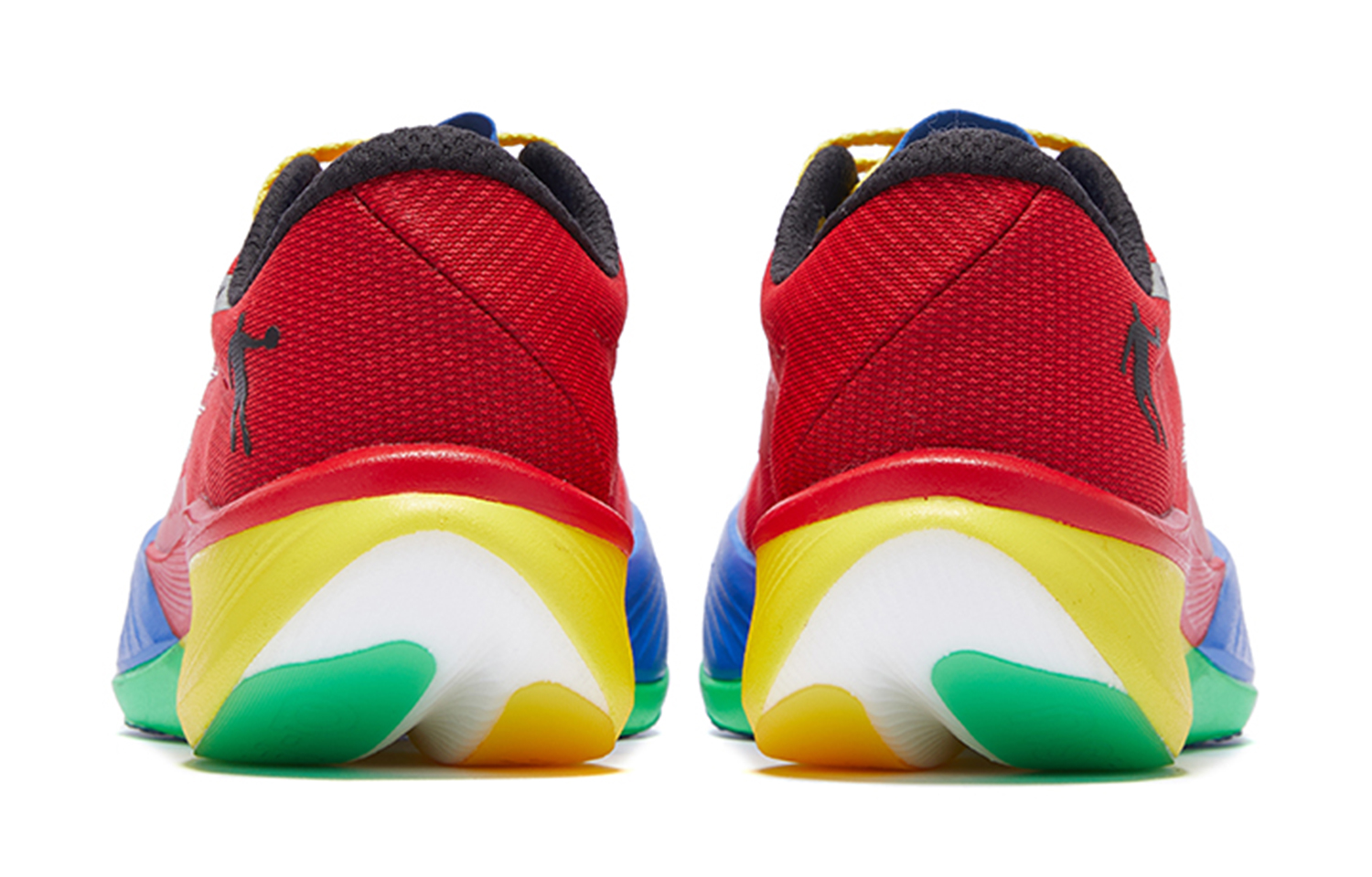 QIAODAN FPB3.0 Cushioning Abrasion Resistant Cushioning, Wear Resistant Low top Running Shoes Men’s Red Yellow