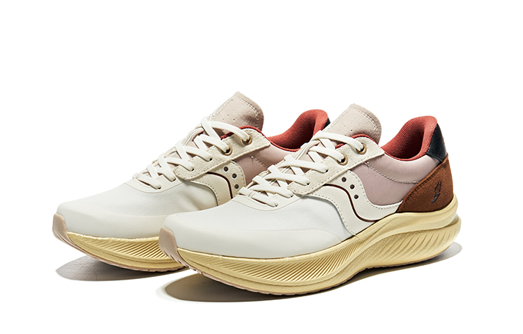 Saucony Slay Icon Abrasion Resistant Breathable Low top Running Shoes Unisex Beige