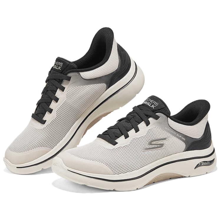 Skechers MEN’S GO WALK Low top Running Shoes Men’s Beige