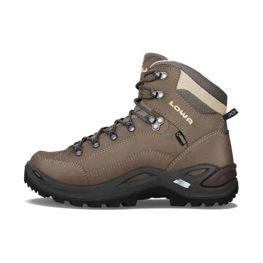 Lowa GTX Mid Ws Crew Outdoor Boots Women's Brown Black