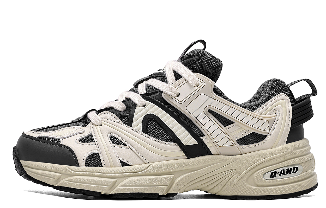 Q AND Slip Resistant, Abrasion Resistant, Height Increasing Low top Running Shoes Unisex