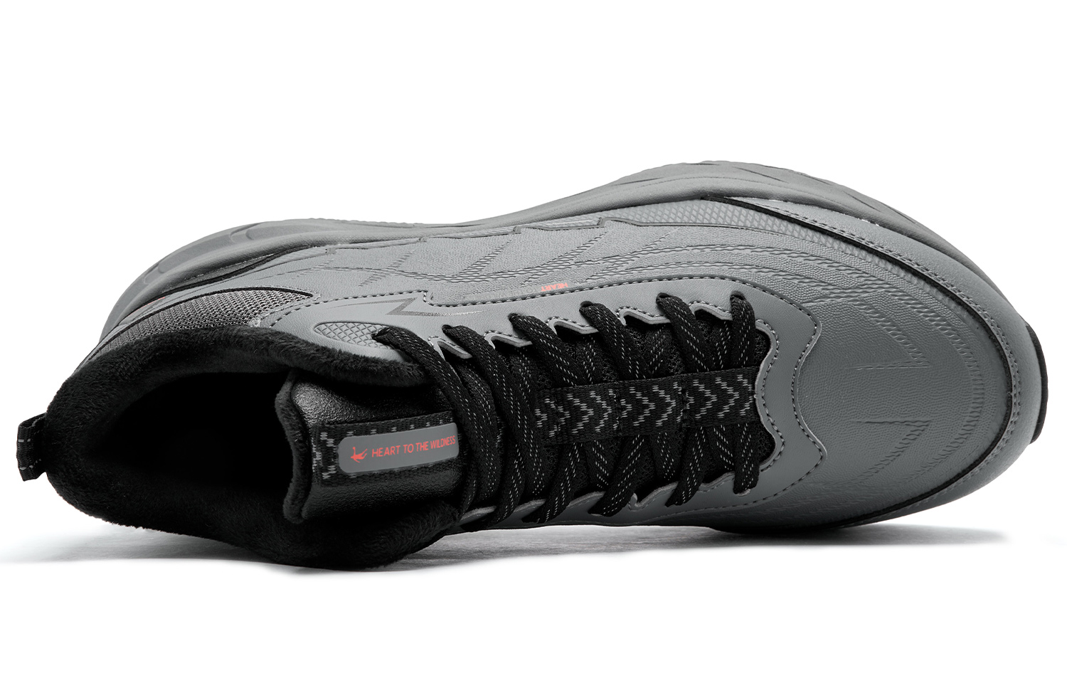 QIAODAN Cushioning Slip Resistant Abrasion Resistant Waterproof And Breathable Thermal Rebound High top Outdoor Shoes