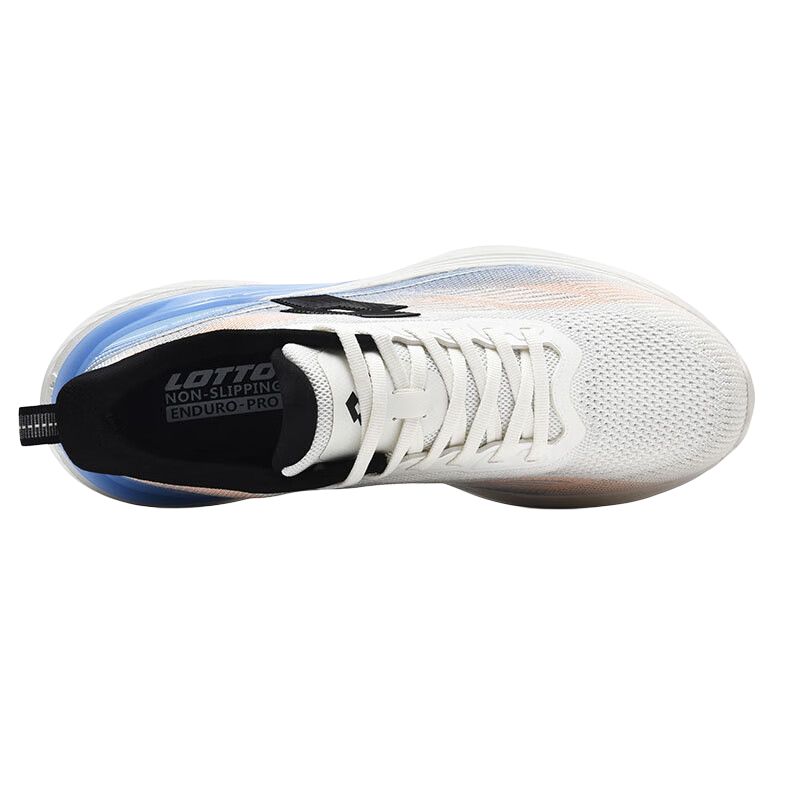 LOTTO Slip Resistant Abrasion Resistant Low top Running Shoes Men’s White Blue