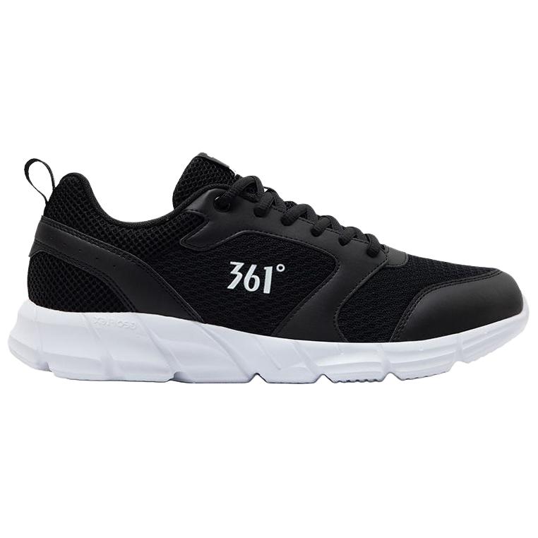 361° Low top Casual Training Long Distance Running Shoes Men’s Black White