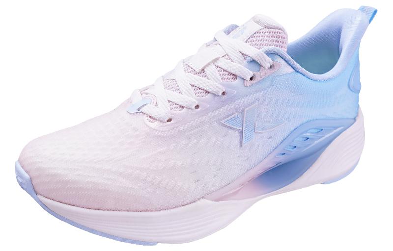 XTEP Qing Feng 5.0 Slip Resistant Abrasion Resistant Low top Running Shoes Women’s Blue Pink