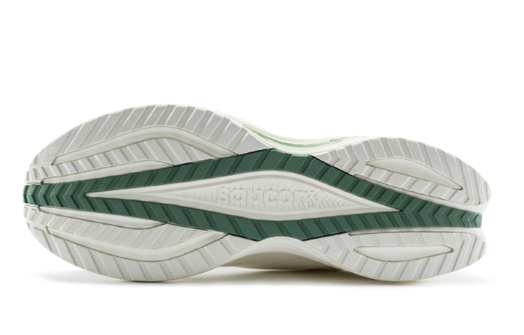 Кроссовки Saucony Coyote Hybrid (бело-зеленые) — Белыйзелёный — фото 5