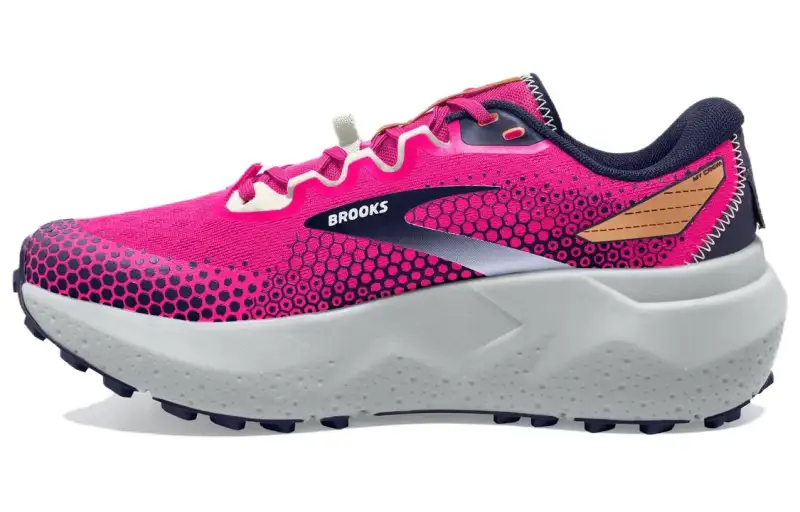 Brooks Caldera 6 Slip Resistant Abrasion Resistant Low top Mountaineering Outdoor Shoes Women's Rose Red