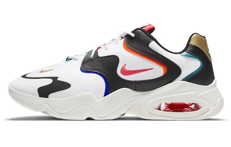 Мужские кроссовки Nike Air Max 2X (белый / красный / черный / зеленый)