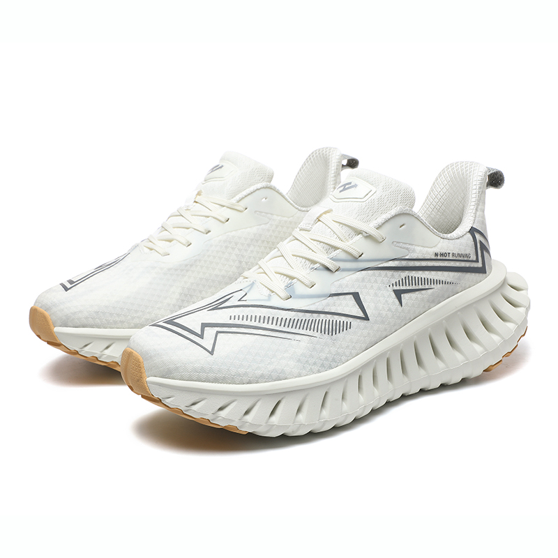 N·HOT Denim Slip Resistant, Breathable, Lightweight Low top Carbon Plate Casual Running Shoes Unisex