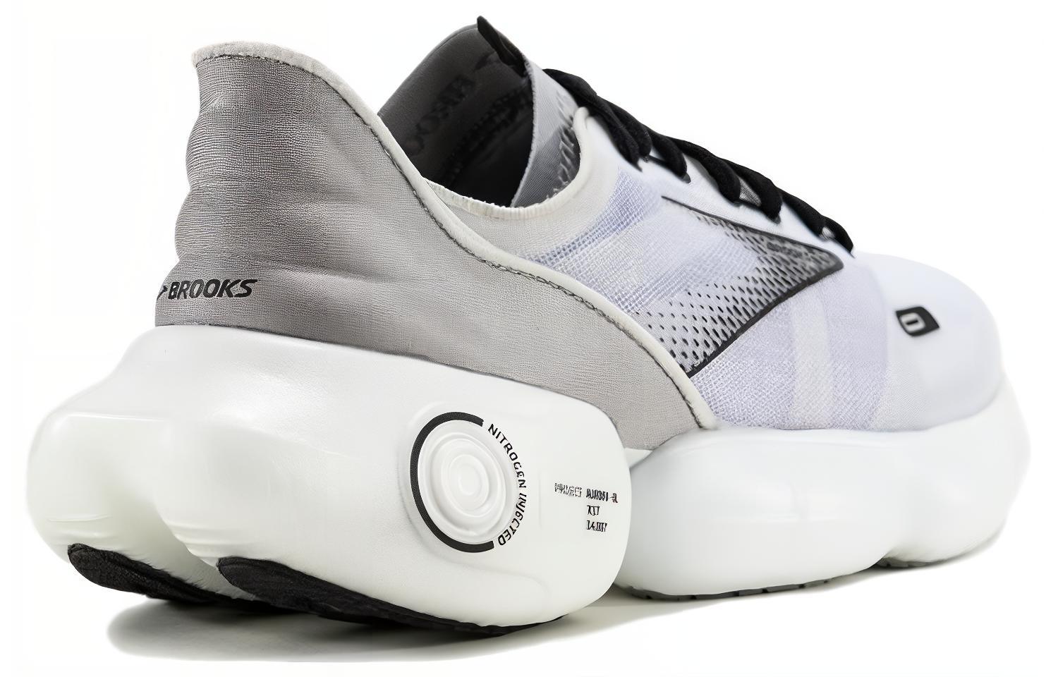 Brooks Aurora BL Slip Resistant Abrasion Resistant Low top Running Shoes Men’s Light Gray