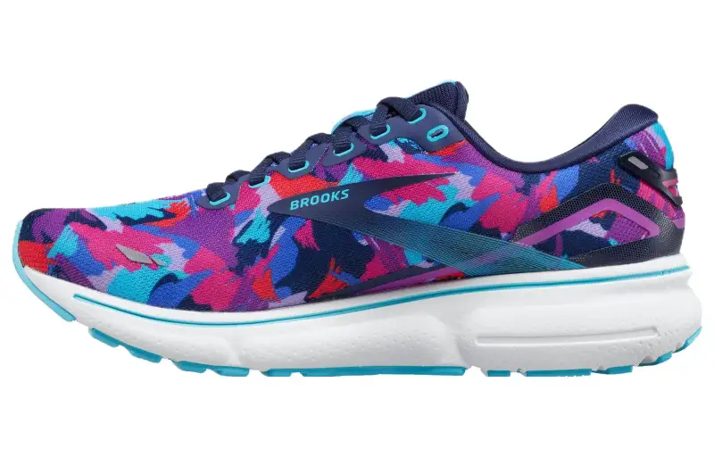 Brooks Ghost 15 Slip Resistant Abrasion Resistant Low top Running Shoes Women's Blue Purple