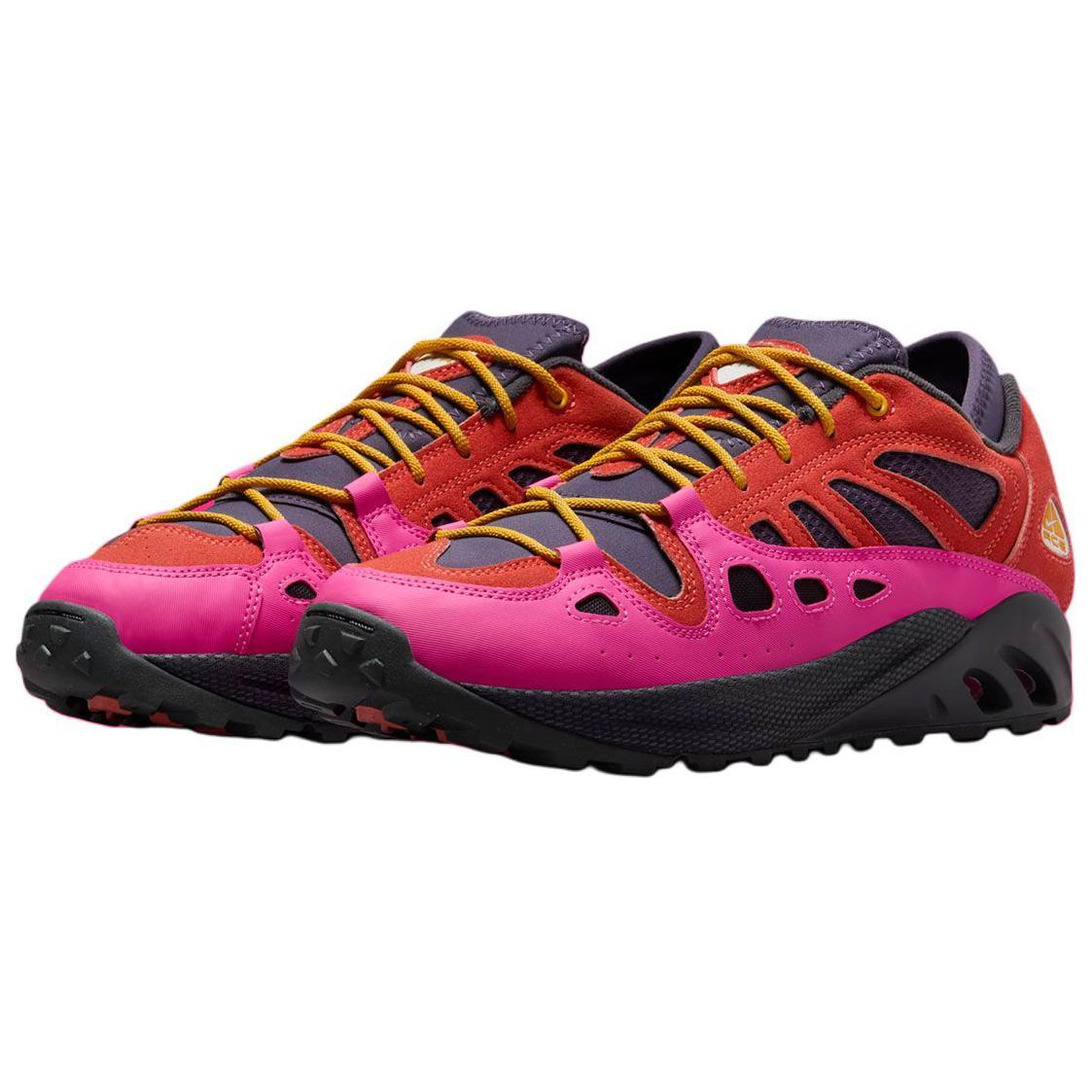 Nike Acg Air Exploraid Light Wild Mango Dark Raisin Laser Fuchsia University Gold