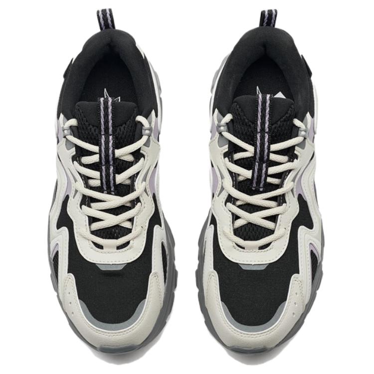 XTEP Lightweight And Breathable Low top Outdoor Shoes Women’s White Sand Gray Black