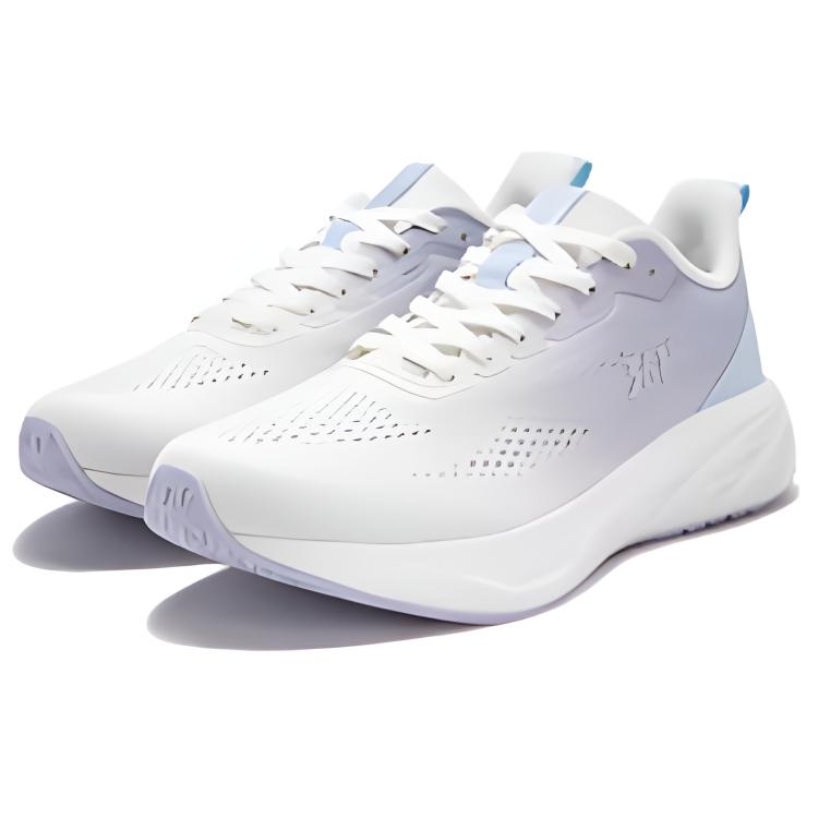 361° Abrasion Resistant Slip Resistant Low top Casual Sprint Running Shoes Women’s White Purple