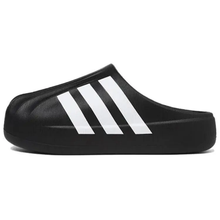 Adidas Originals AdiFOM Superstar Comfortable And Lightweight EVA Closed Toe Slippers Unisex Black White