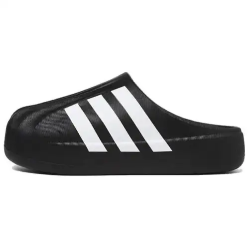 Adidas Originals AdiFOM Superstar Comfortable And Lightweight EVA Closed Toe Slippers Unisex Black White