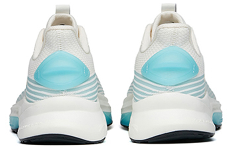 Anta Comfortable Cushioning Slip Resistant Abrasion Resistant Breathable Low top Running Shoes Men’s White Blue