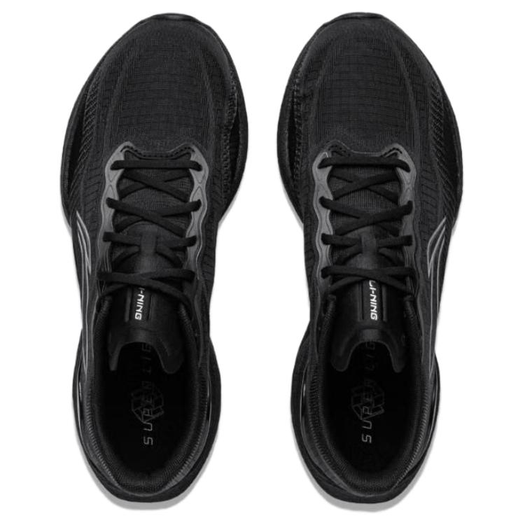 Li Ning Super Light 22 Cushioning Slip Resistant Abrasion Resistant Breathable Low top Running Shoes Women’s Black