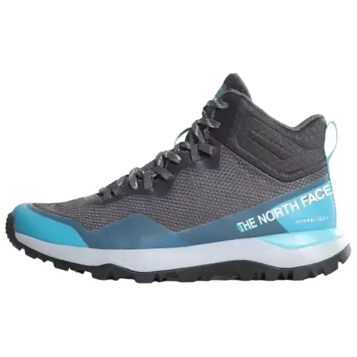 THE NORTH FACE ACTIVIST FUTURELIGHT Slip Resistant Abrasion Resistant Mid top Outdoor Shoes Women's Gray Blue