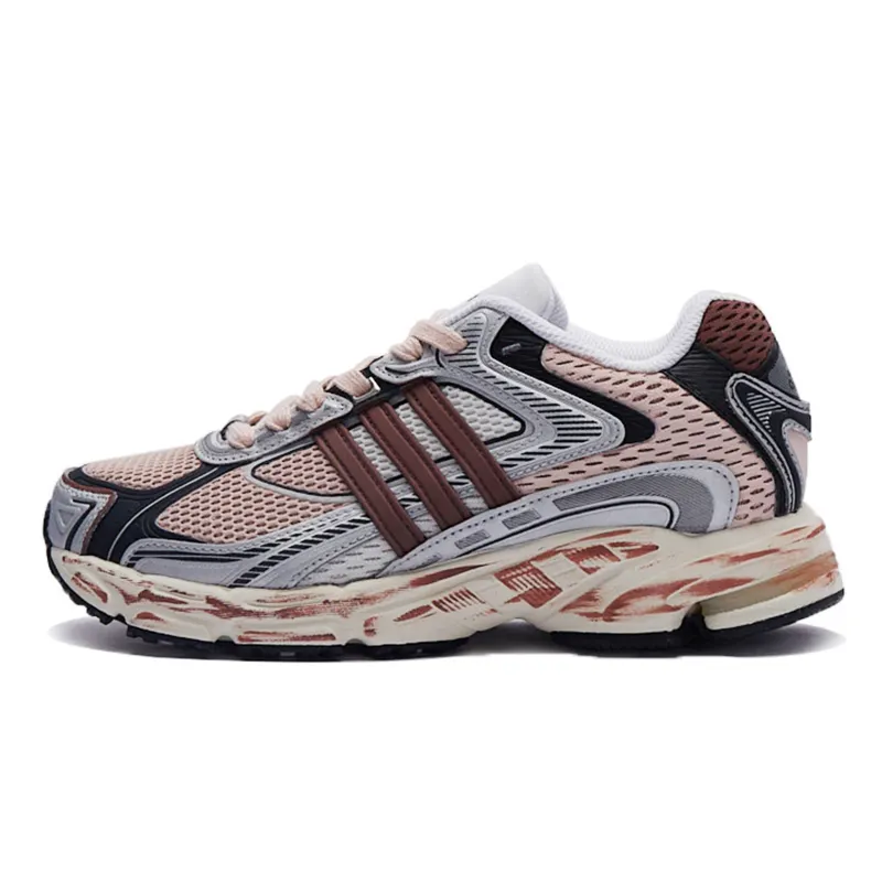 Adidas Originals Response Cl Cushioning Breathable Cushioning Breathable Low top Casual Running Shoes Unisex Pink Brown