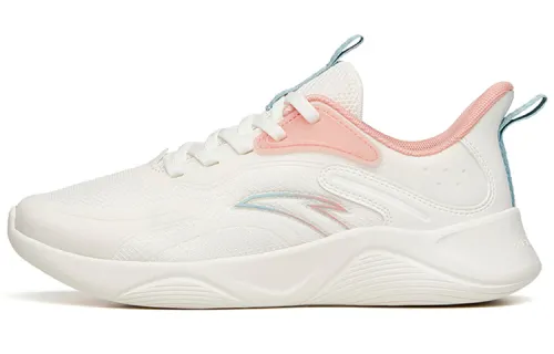 Anta Ling Yun 1.5 Breathable Low top Running Shoes Women's White Pink Cyan