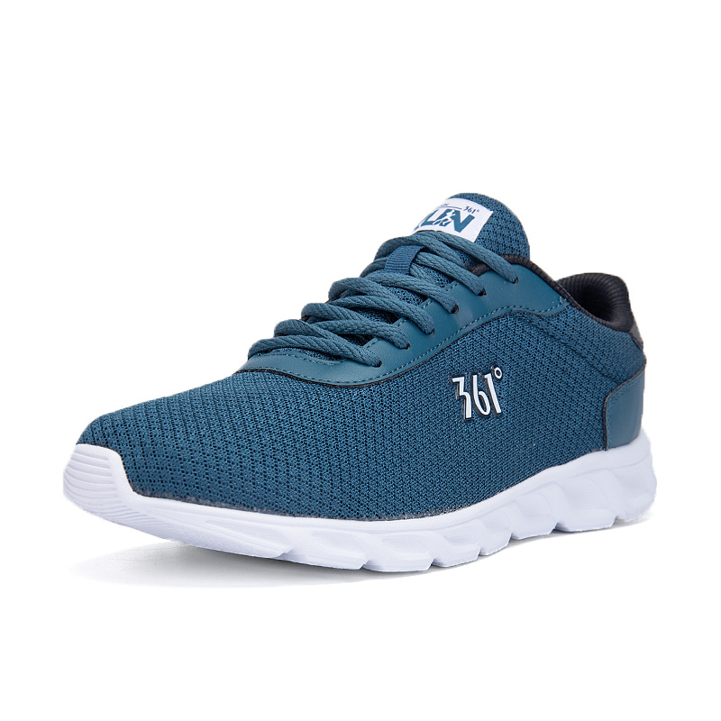 361° Cushioning Breathable Lightweight Low top Casual Running Shoes Men’s Dark Blue Raven