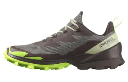 SALOMON CROSS Over 2 GORE TEX Low top Outdoor Shoes Men's Gray Green