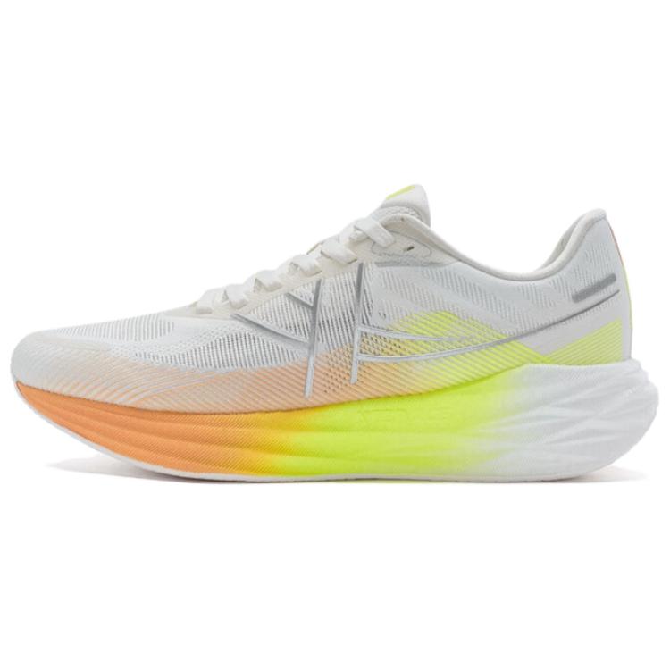 XTEP Xuan Speed 5.0 Slip Resistant Low top Running Shoes Women’s White Yellow Orange