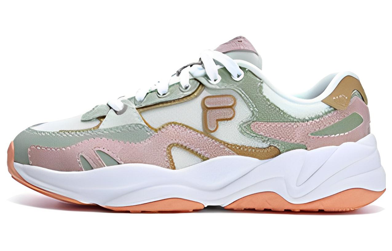 FILA FUSION Flash Sneakers ‘White Green Pink’ Women’s