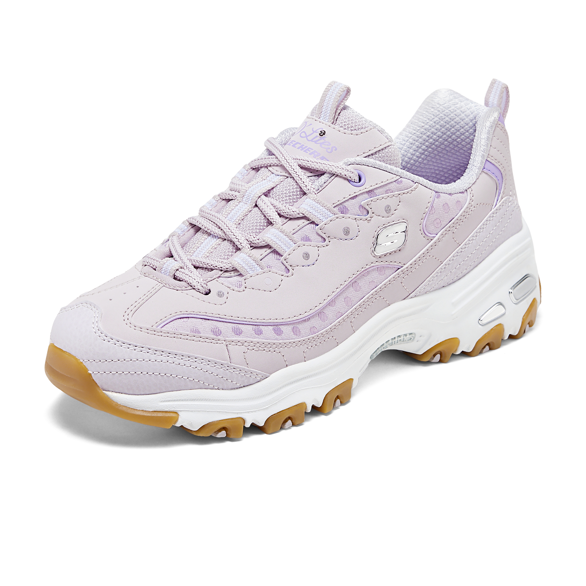 Skechers DLITES Trendy Low top Running Shoes Women’s Pink Purple