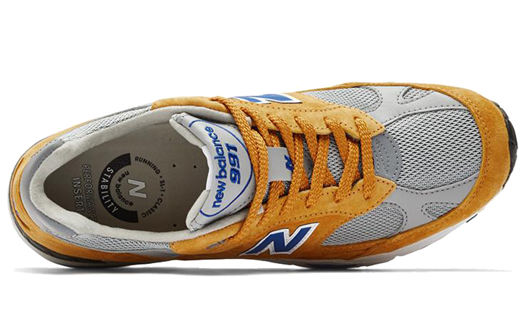 Мужские кроссовки New Balance New Balance NB 991 D (желто-серые) — фото 3