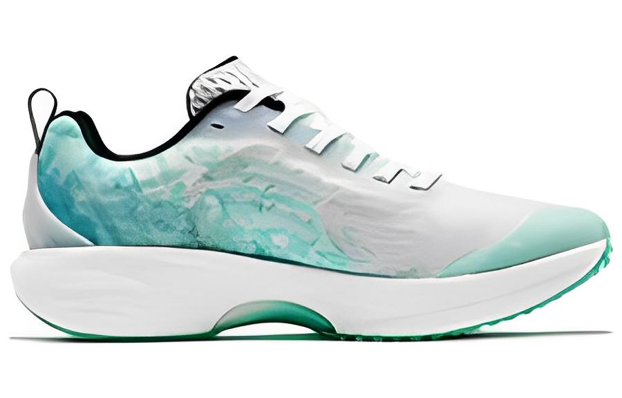 QIAODAN Cushioning Lightweight Running Shoes Men’s White Green