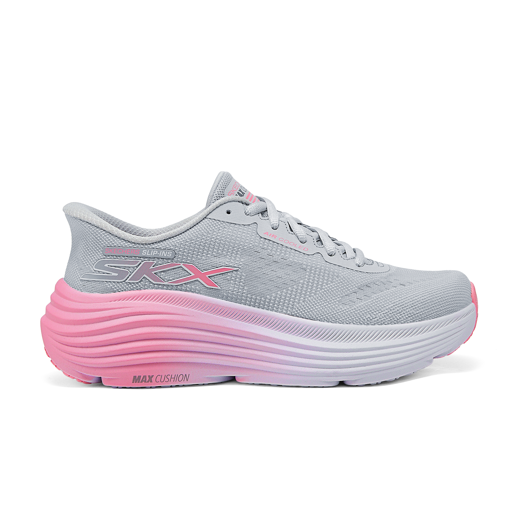 Skechers Women’s GO Comfortable PU, Mesh Abrasion Resistant Low top Running Shoes Women’s Gray Pink