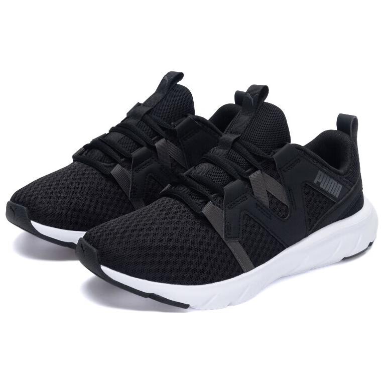 PUMA Slip Resistant Abrasion Resistant Slip Resistant Abrasion Resistant Low top Running Shoes Unisex Black White