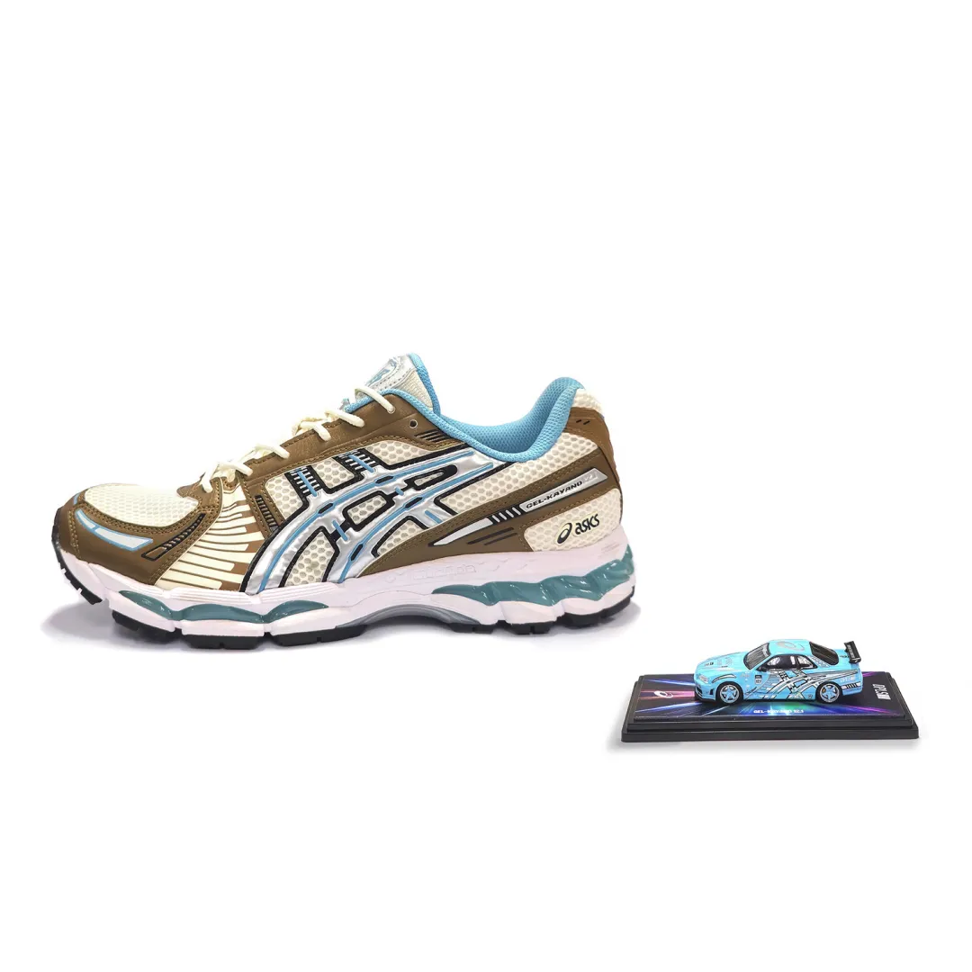 ASICS GEL Kayano 12.1 Abrasion Resistant Low top FF BLAST PLUS Rubber Outsole Training Running Shoes Unisex Blue Brown