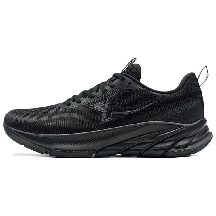 XTEP Cushioning Breathable Lightweight Low top City Commuting Running Shoes Men’s Black