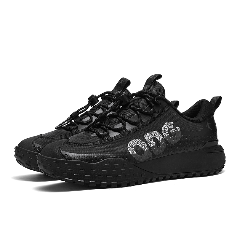 QIAODAN Exploration Low top Running Shoes Men’s Black Gray