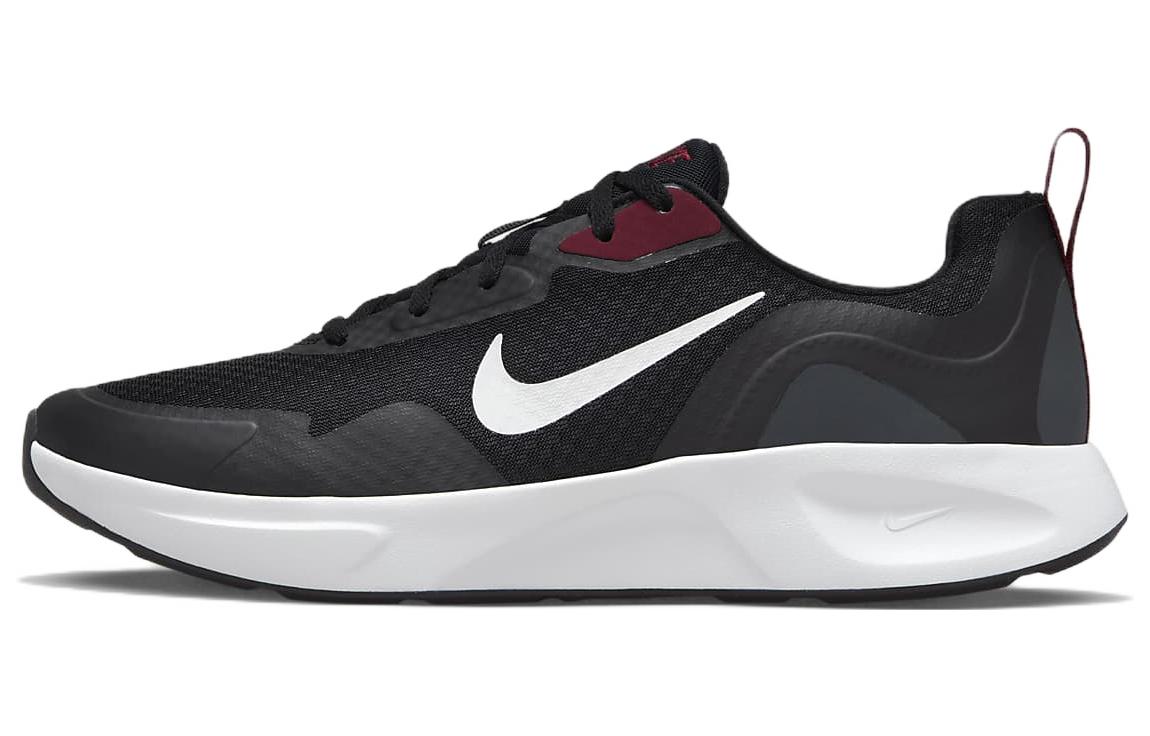 Nike Wearallday Fabric Cushioning Slip Resistant Abrasion Resistant Breathable Low top Running Shoes Men's Black