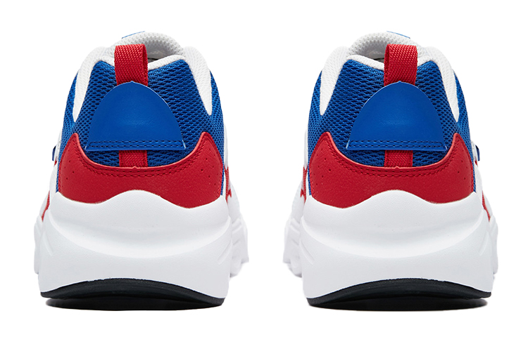 Anta Comfortable Cushioning Slip Resistant Abrasion Resistant Breathable Low top Running Shoes Men’s White Blue Red