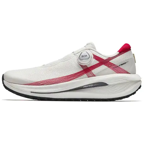 Anta Champion All Weather Collection Cushioning, Wear Resistant Low top Running Shoes Women's White Red