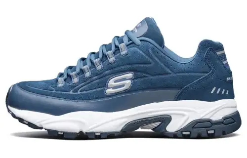 Skechers Sport Suede Low top Chunky Sneakers Men's Marine Blue