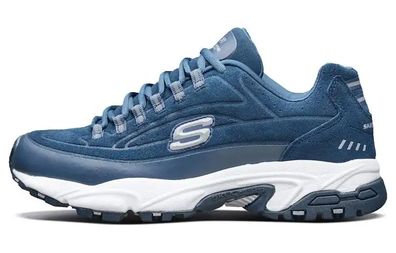 Skechers Sport Suede Low top Chunky Sneakers Men's Marine Blue