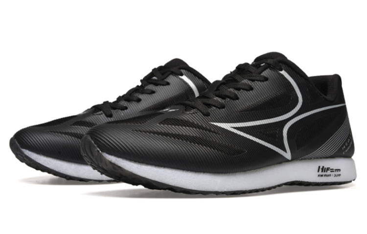 HEALTH 688S Cushioning Abrasion Resistant Breathable Coverage Low top Running Shoes Unisex Elegant Black
