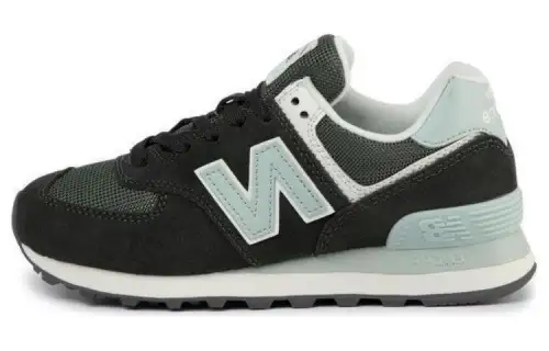 New Balance NB 574 Comfortable Abrasion Resistant Breathable Low top Running Shoes Women's Green