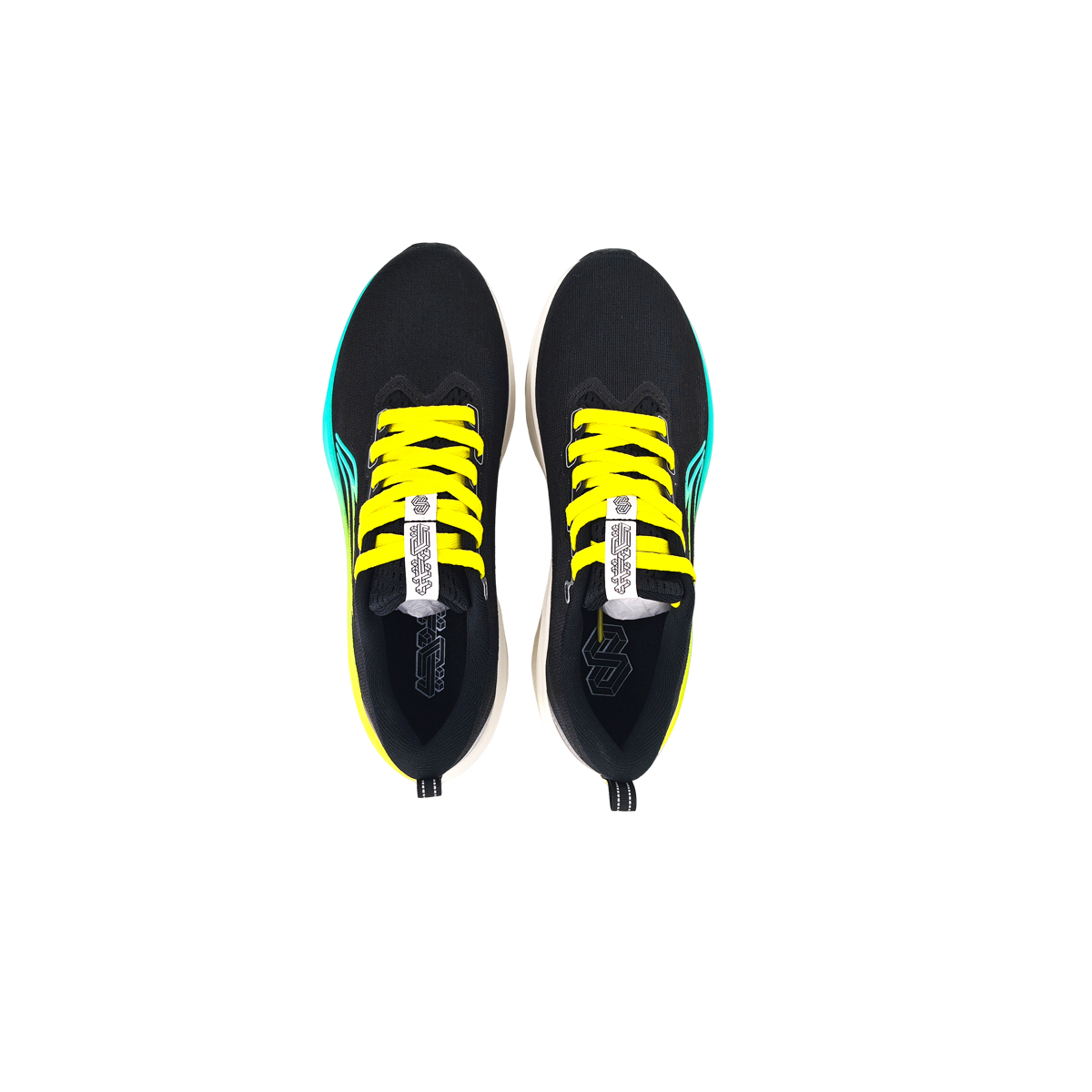Li Ning Red Hare 8 Cushioning Slip Resistant Abrasion Resistant Low top Running Shoes Unisex Blue Green Yellow Gradient