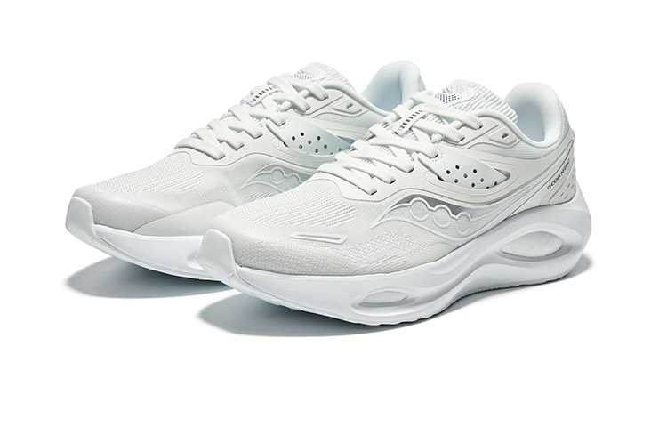 Saucony Phoenix LS Firebird Slip Resistant Abrasion Resistant Low top Running Shoes Women’s White