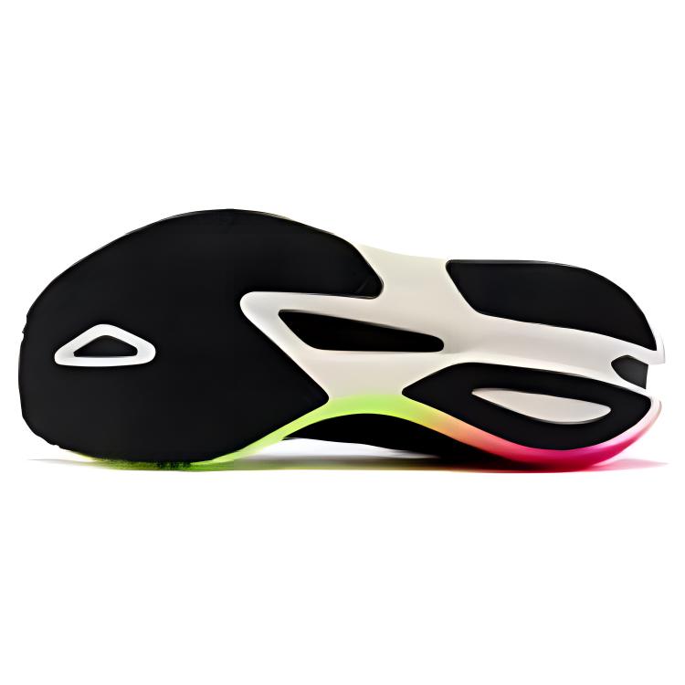 QIAODAN Flying Shadow PRO Slip Resistant Abrasion Resistant Low top Carbon Plate Running Shoes Men’s Black Green Pink